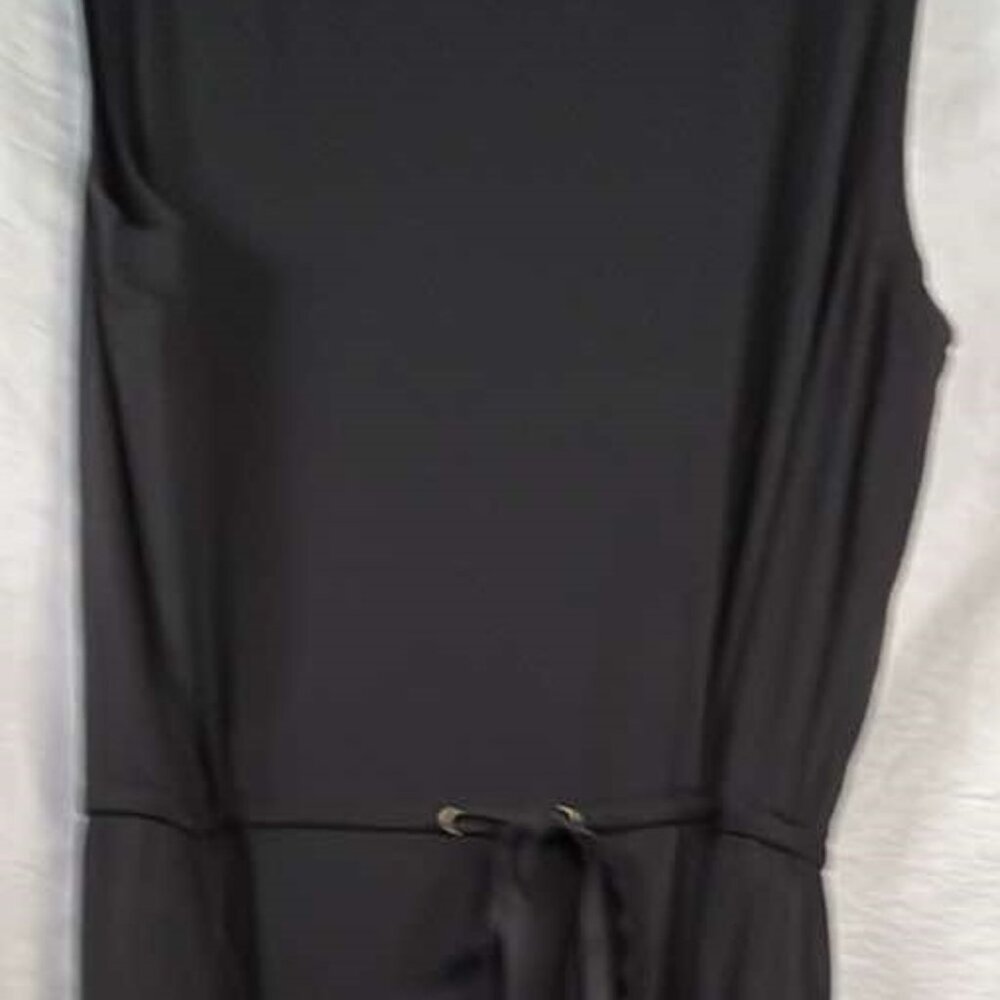 Eileen Fisher Sleeveless Jumper Sz Lg Drawstring Minimalist Casual Boho Lagenloo